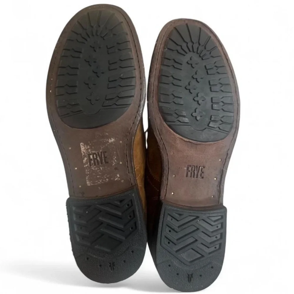 Frye Genuine Suede Tan Lace-up Boots Size US Men’s 10 (NEW no Box)